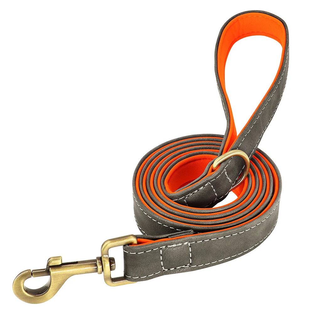 Customized Soft Padded Leather Collar