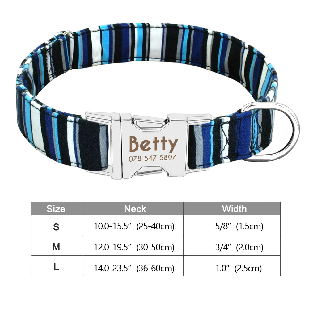 Personalized Dog Collar With Printed ID