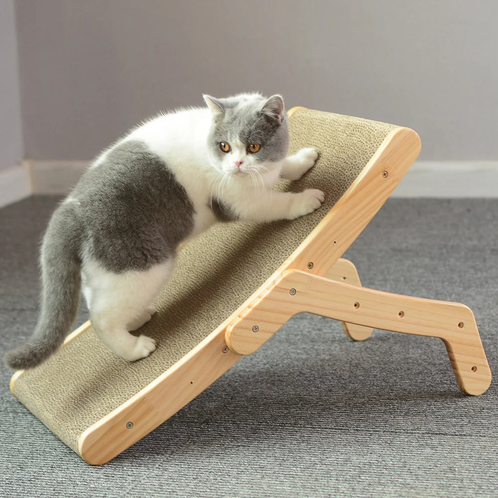 Cat Scratcher Board Wooden Frame