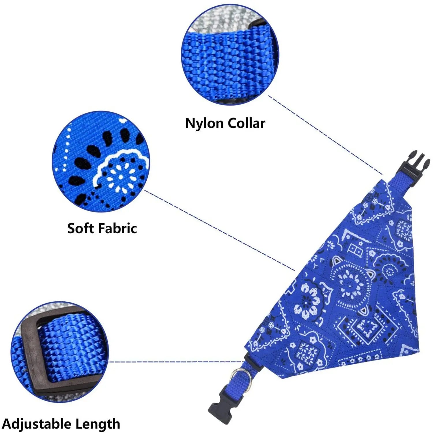 Adjustable Triangular Washable Scarf