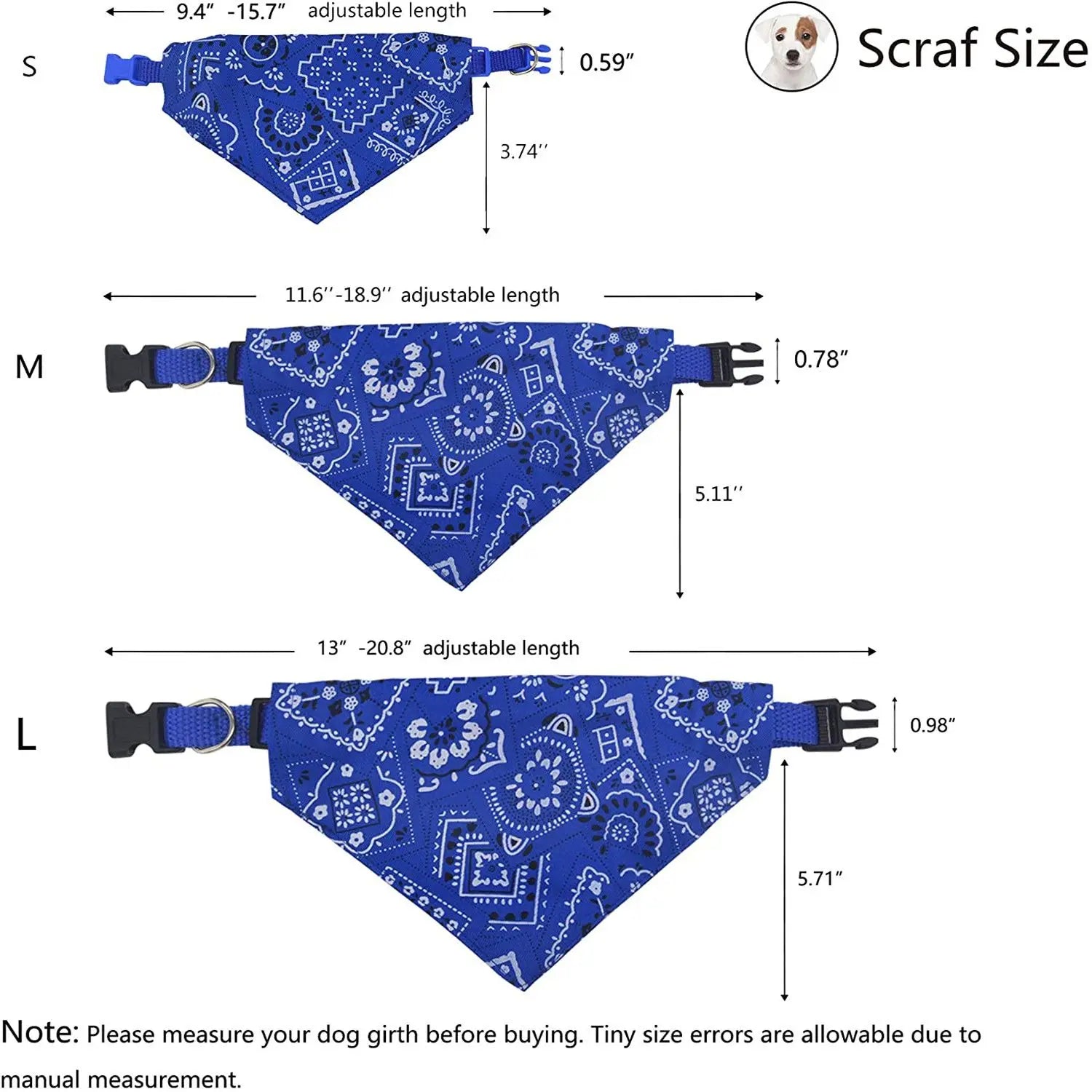 Adjustable Triangular Washable Scarf