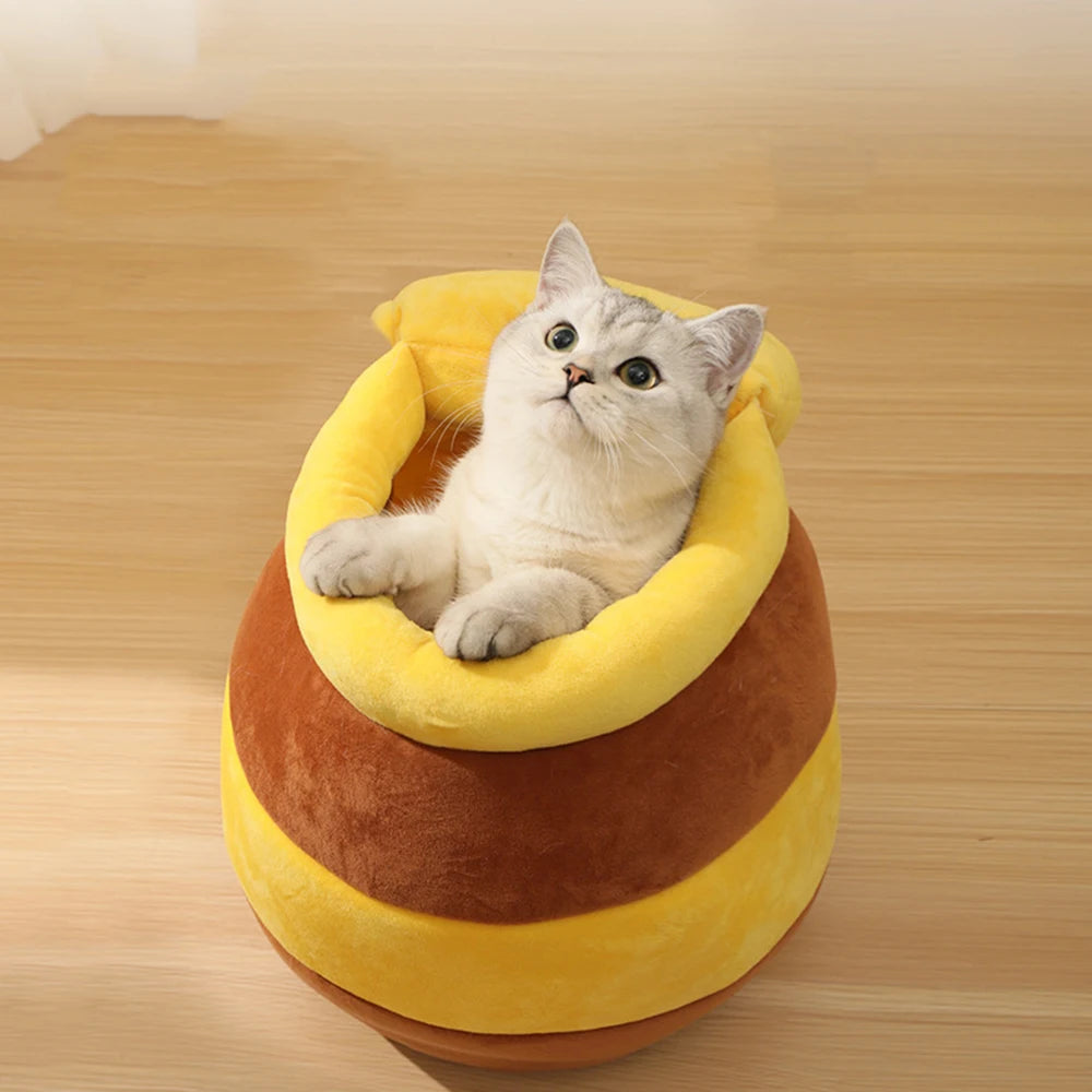 Cat Bed - Honey Jar Shape