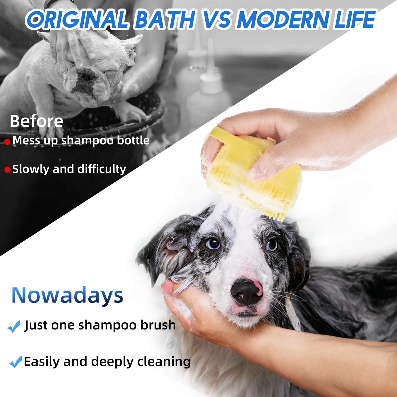 Shampoo Grooming Brush