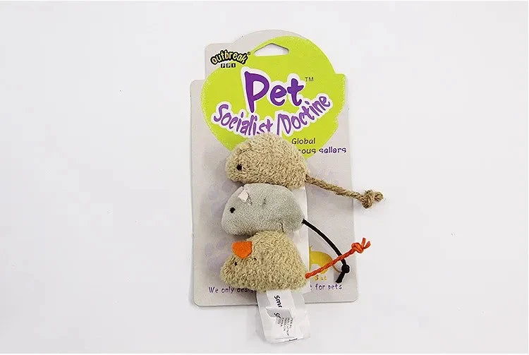 3Pcs New Plush Simulation Mouse