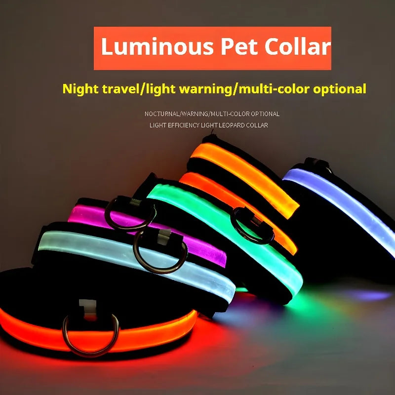 Dog Collar With LED Night