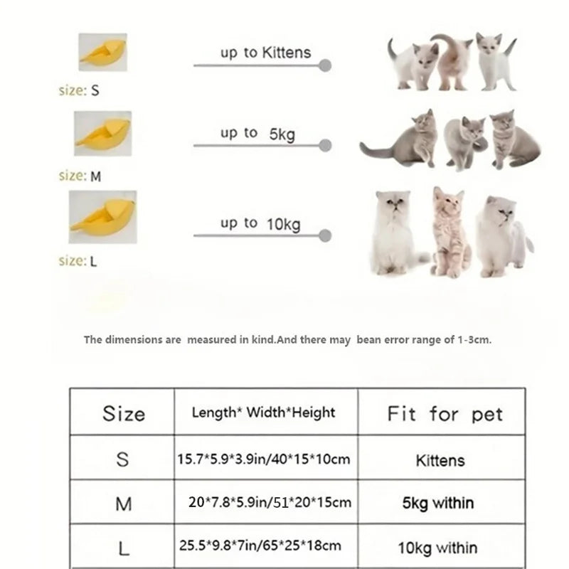 Banana Pet Bed