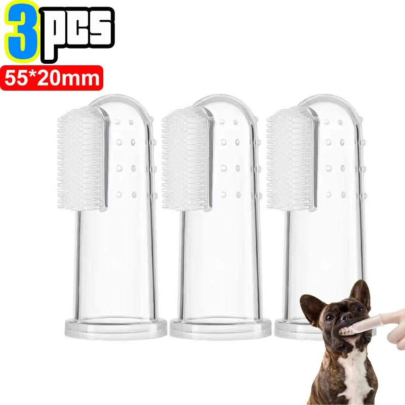 Soft Pet Finger Toothbrushes Dog