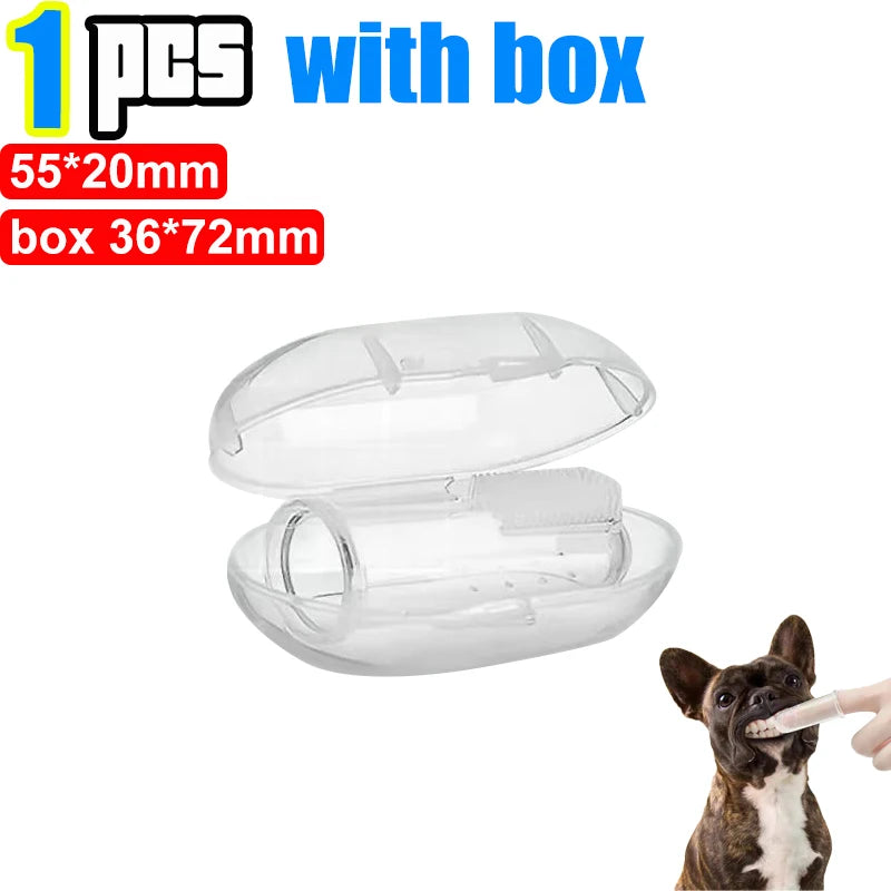 Soft Pet Finger Toothbrushes Dog