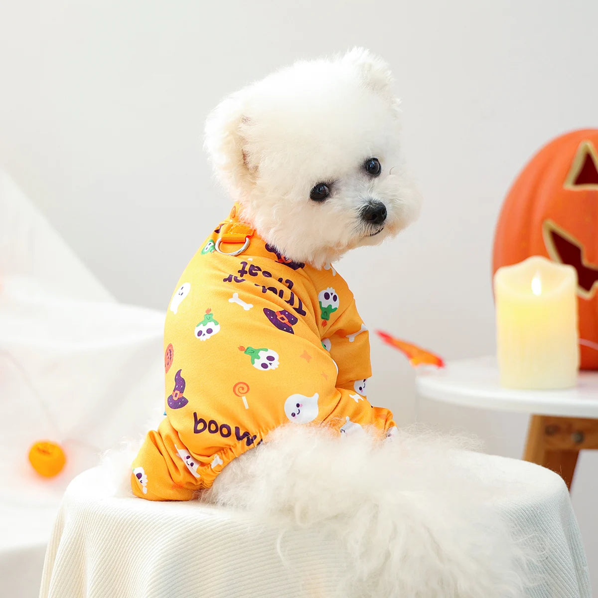 Breathable Halloween Clothes - Orange