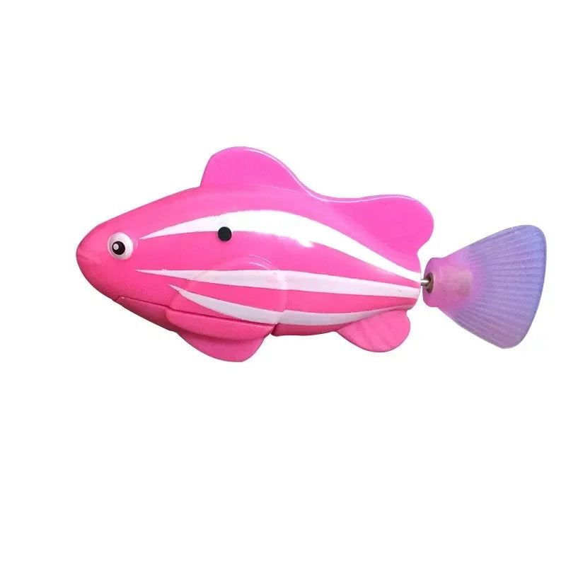 Cat Toy LED Swimming Robot Fish