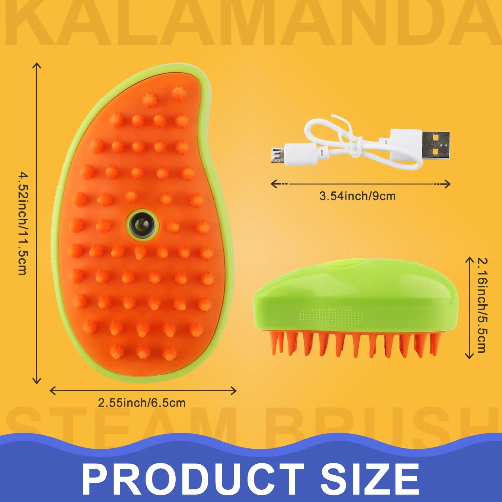 3-in-1 Pet Steamy Brush