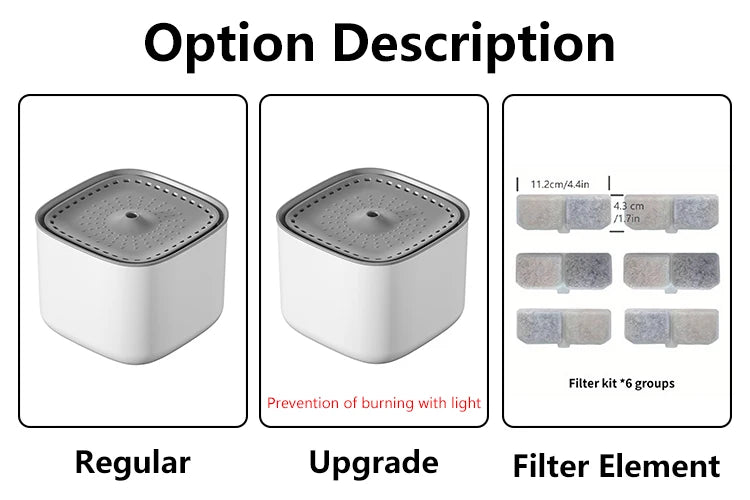 3L Cat Water Fountain & Filter
