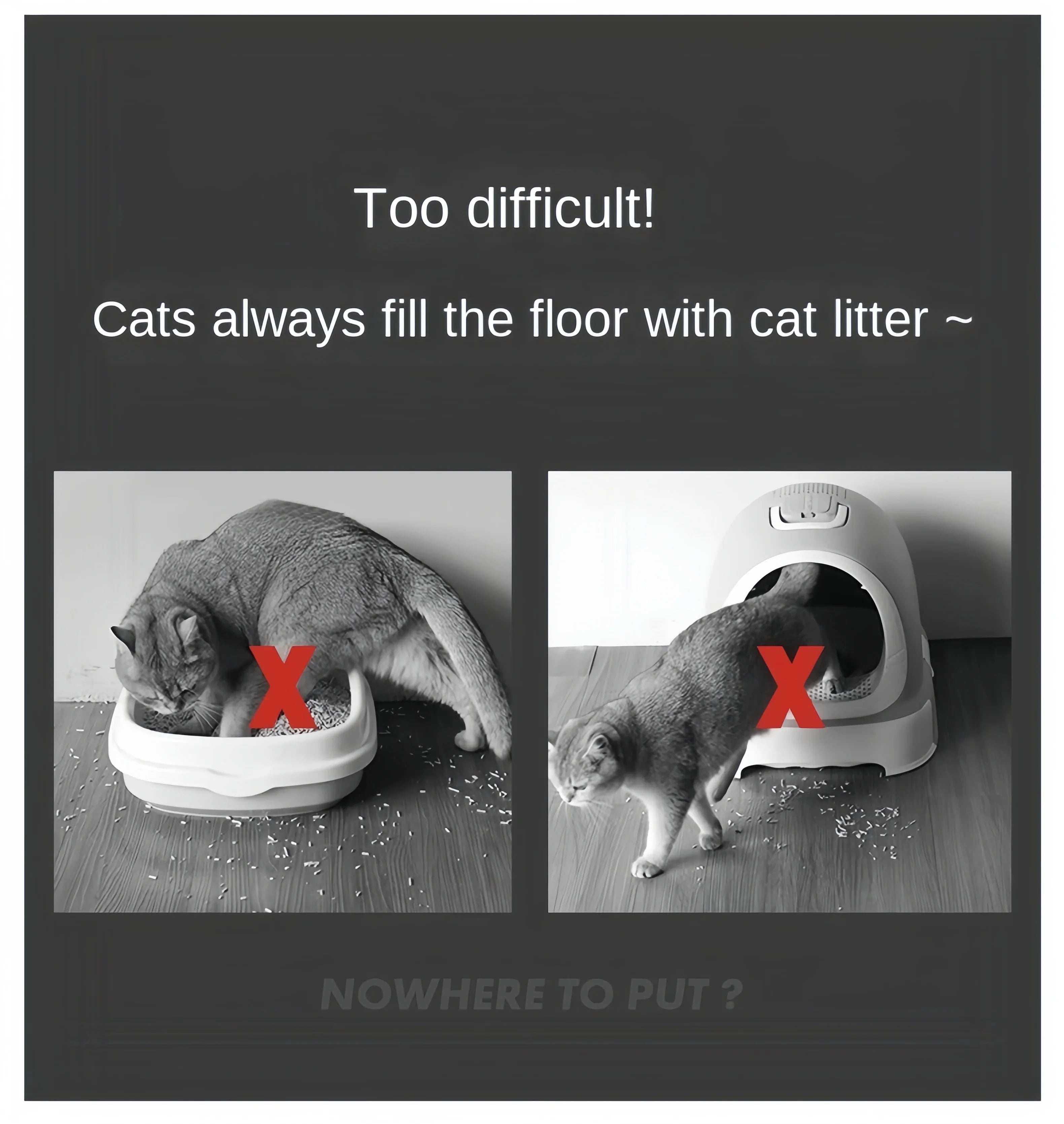 Cat Litter Mat - Waterproof Double Layer