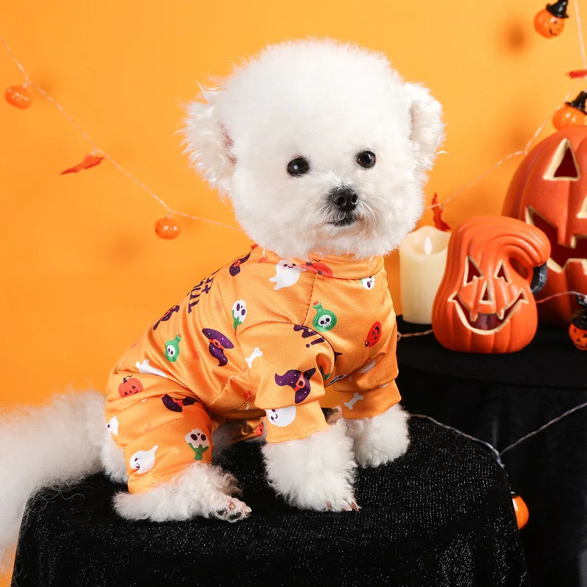 Breathable Halloween Clothes - Orange