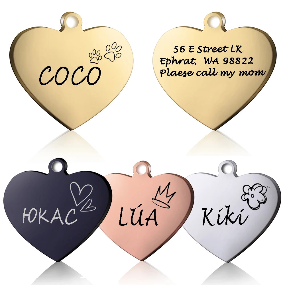 ID Heart Tag - Personalized