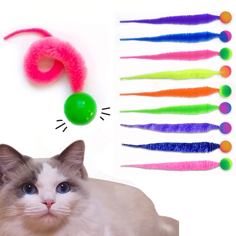 Colorful Bouncing Ball Cat Teaser