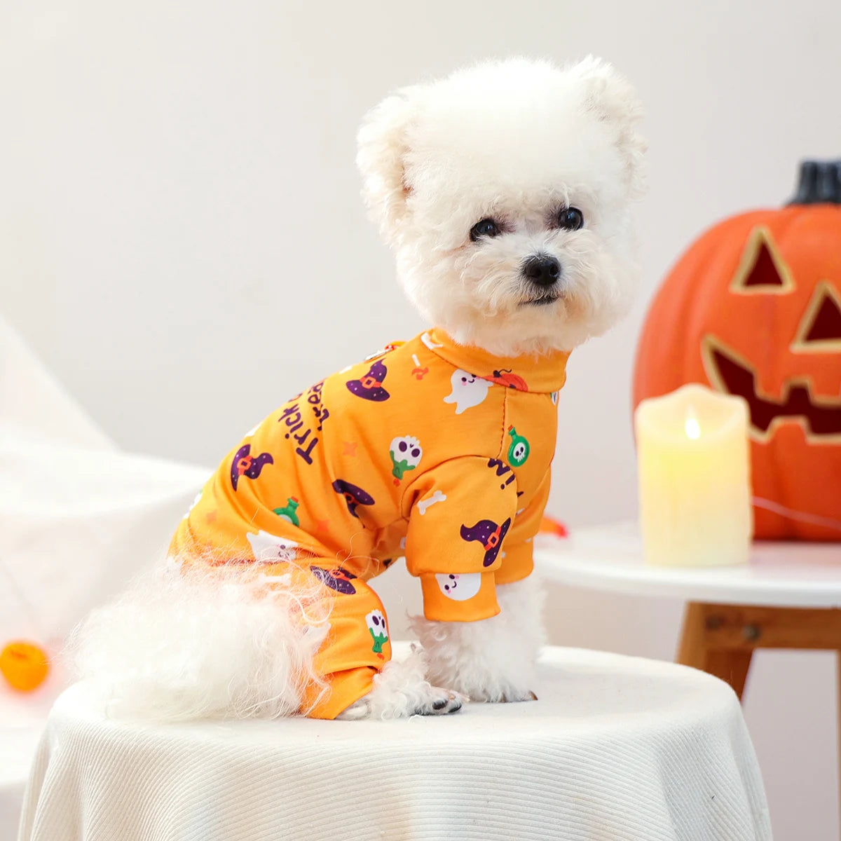 Breathable Halloween Clothes - Orange