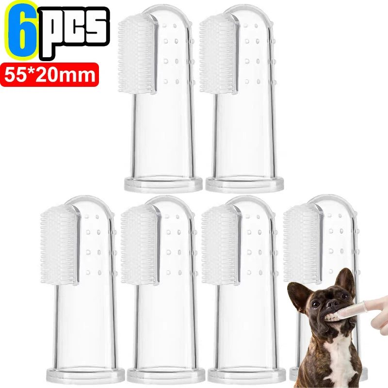 Soft Pet Finger Toothbrushes Dog