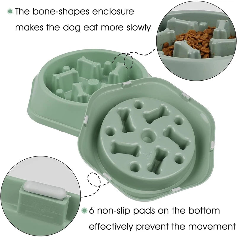 Slow Feeding Dog Bowl