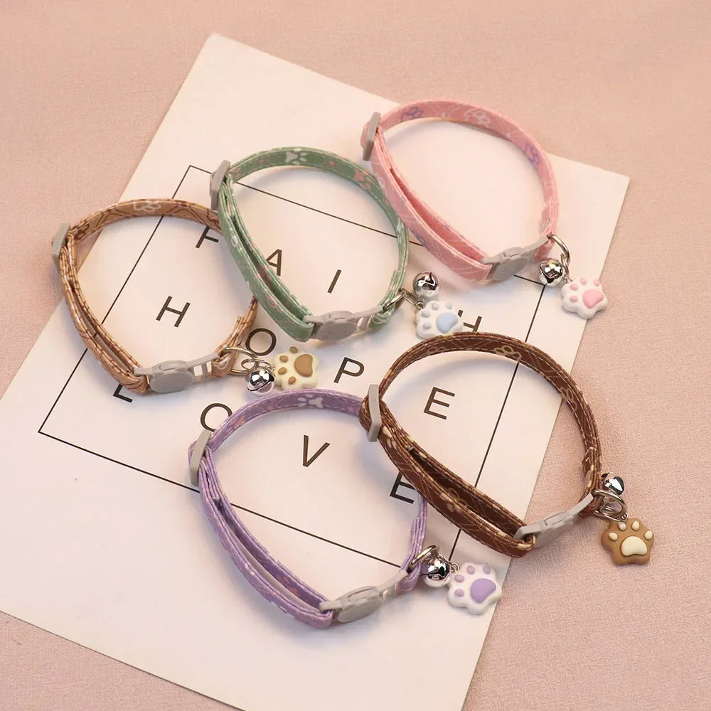 Cute Neck Pet Collar with Bell