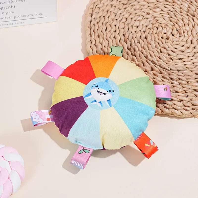 Rainbow Plush Flying Saucer