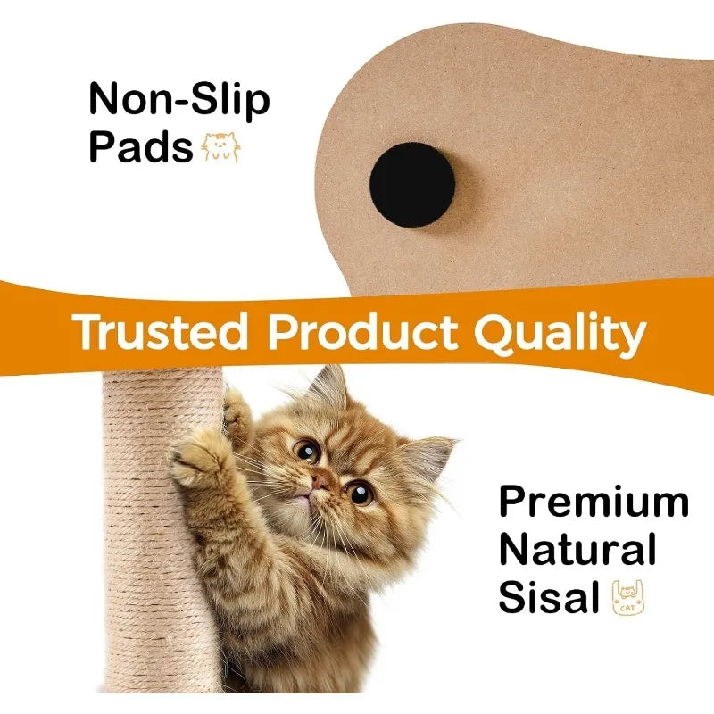 Cat Scratching Post with Bed
