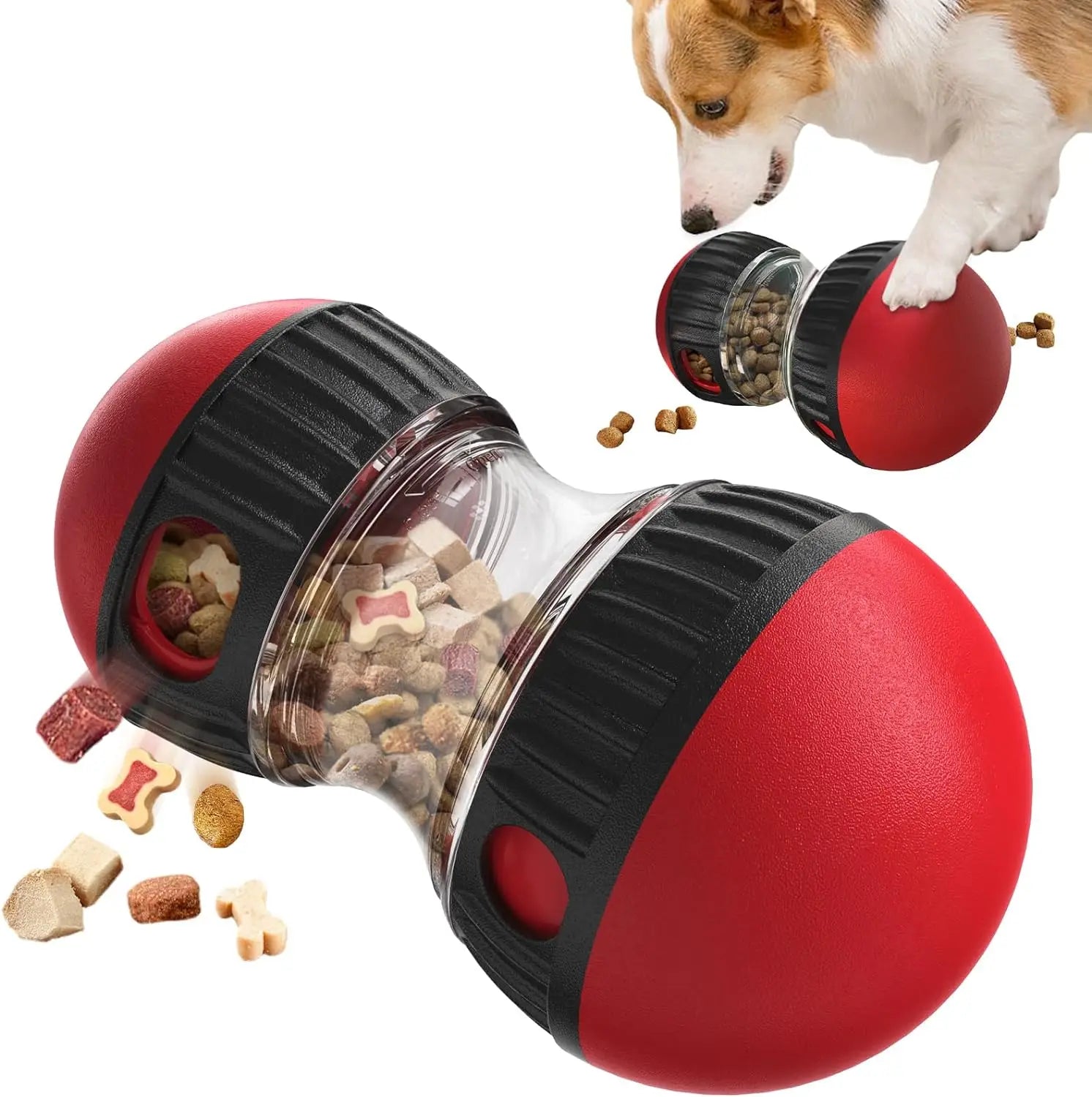Dog Puzzle Toy Elliptical Track Rolling Ball