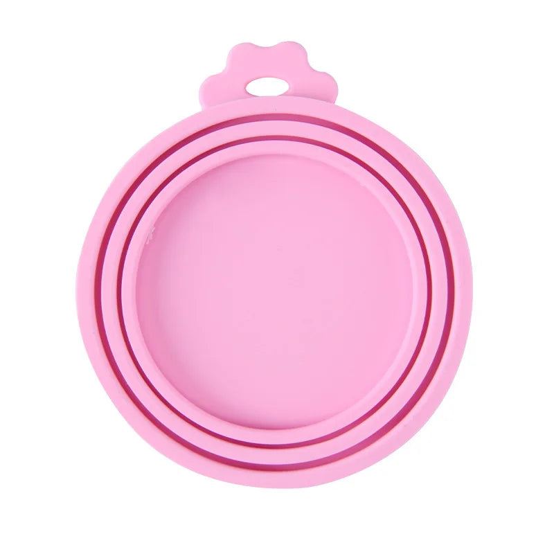 Reusable Pet Food Can Cover and Spoon
