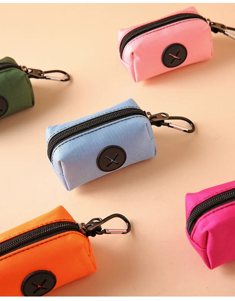 Canvas Dog Poop Bag Holder