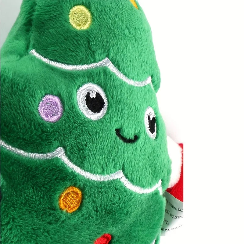 Christmas Tree Plush Dog Toy