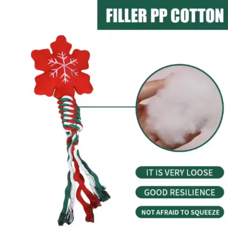 Christmas Dog Squeakey Chew Toys