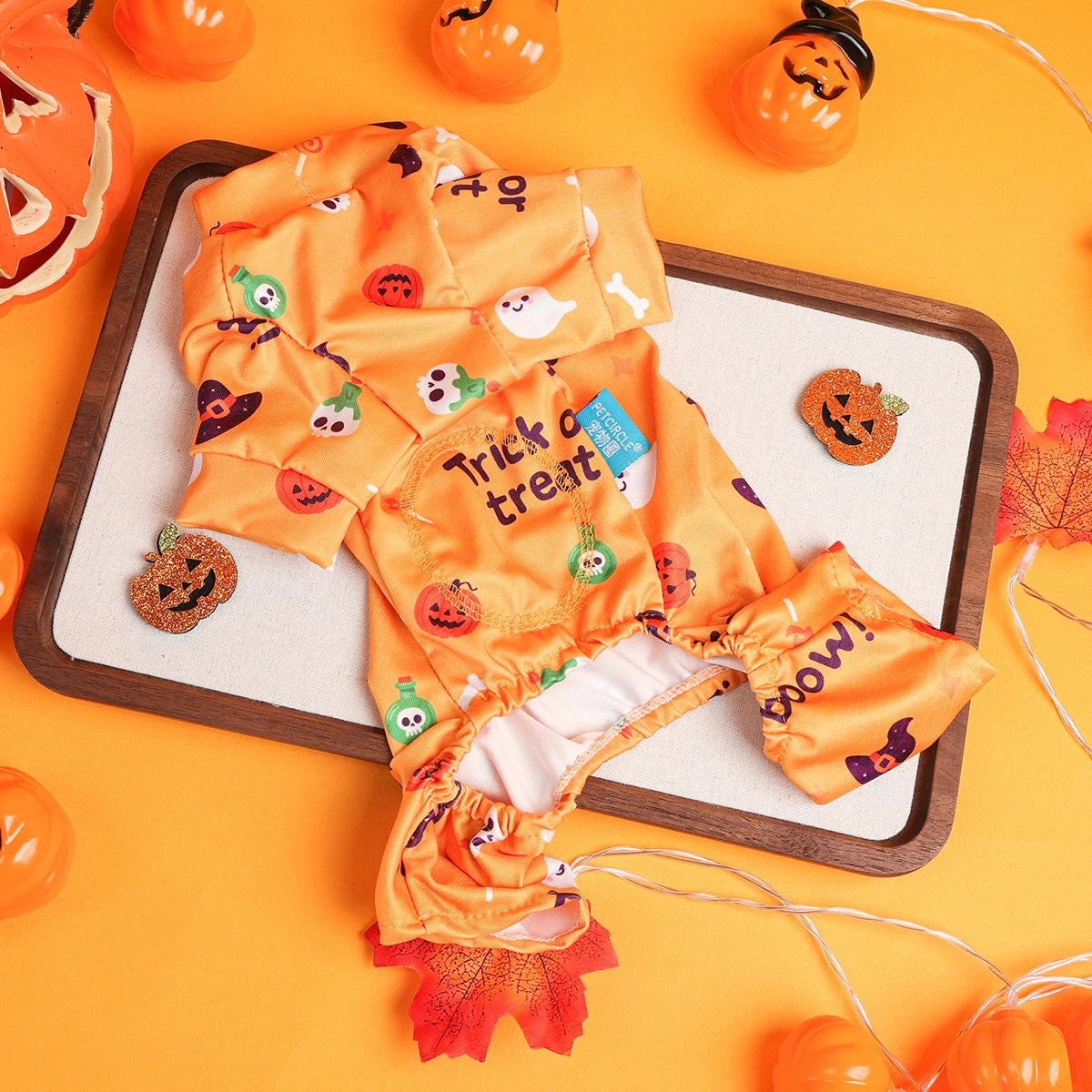 Breathable Halloween Clothes - Orange