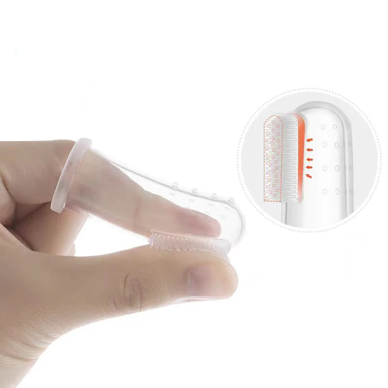 Soft Pet Finger Toothbrushes Dog