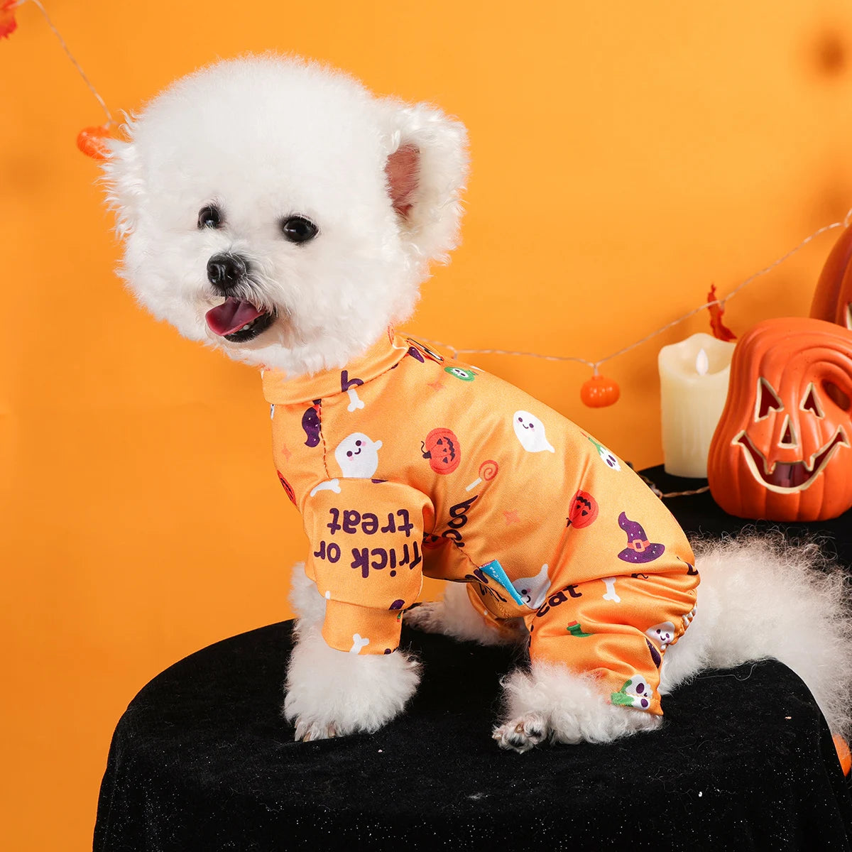 Breathable Halloween Clothes - Orange