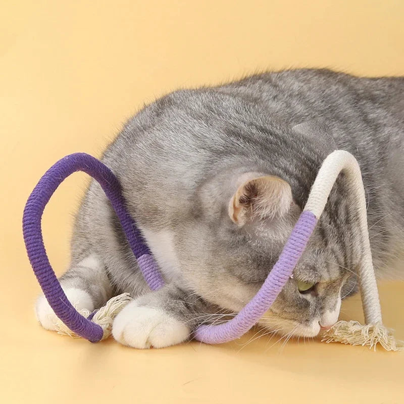 Cat Chew Toys - Interactive Molar Cotton Rope