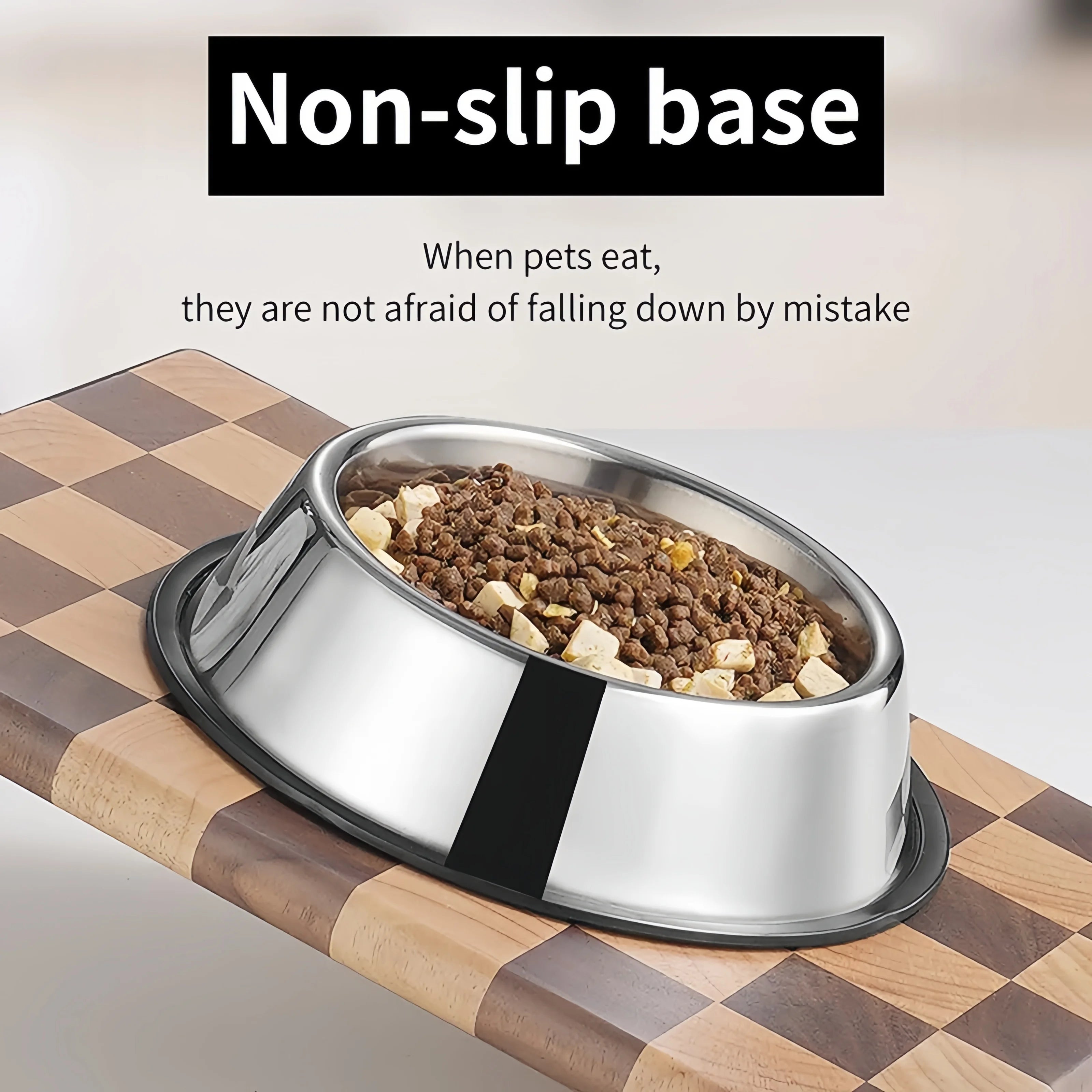 Pet Stainless Steel Feeding Bowl