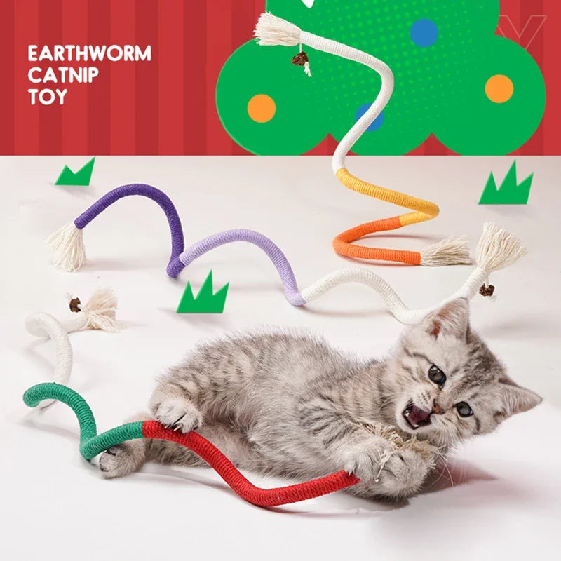 Cat Chew Toys - Interactive Molar Cotton Rope