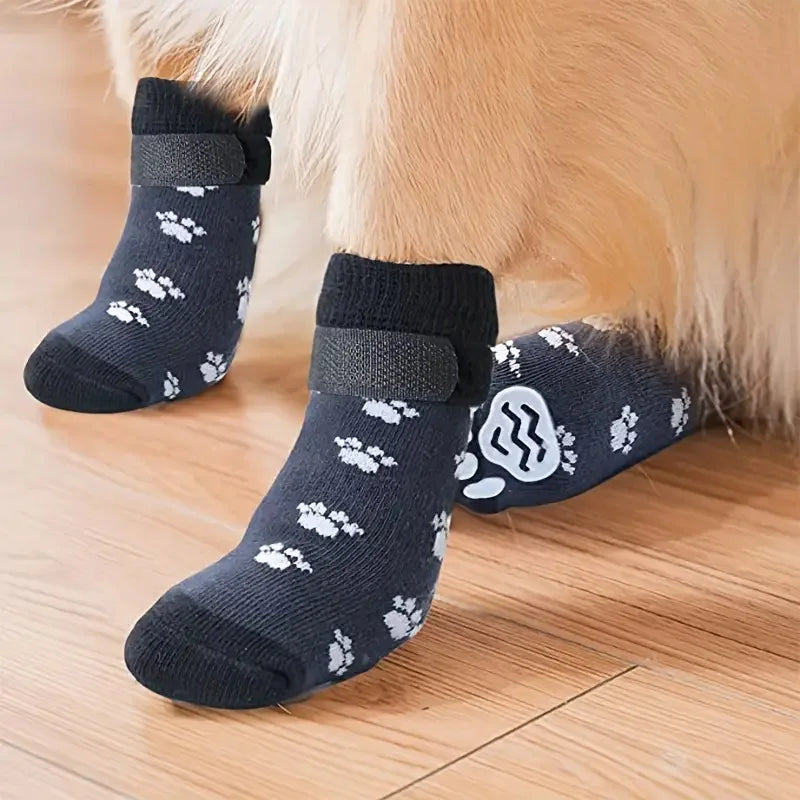 Anti-Slip Dog Socks 4pcs Paw Protector