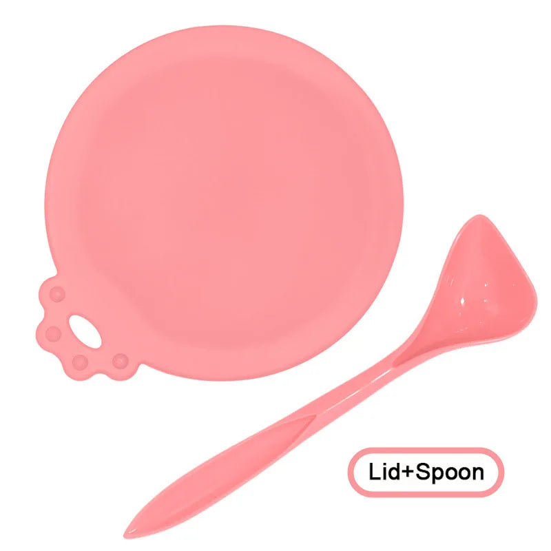 Reusable Pet Food Can Cover and Spoon