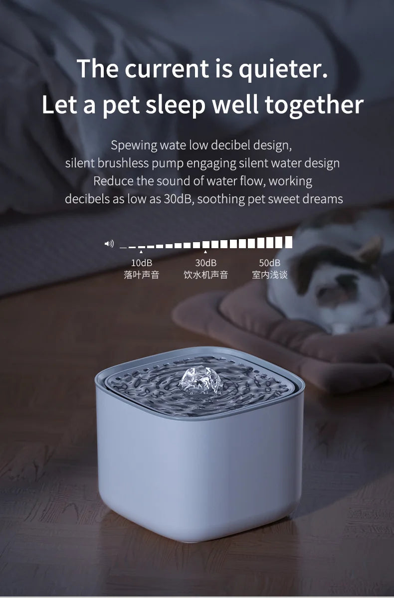 3L Cat Water Fountain & Filter