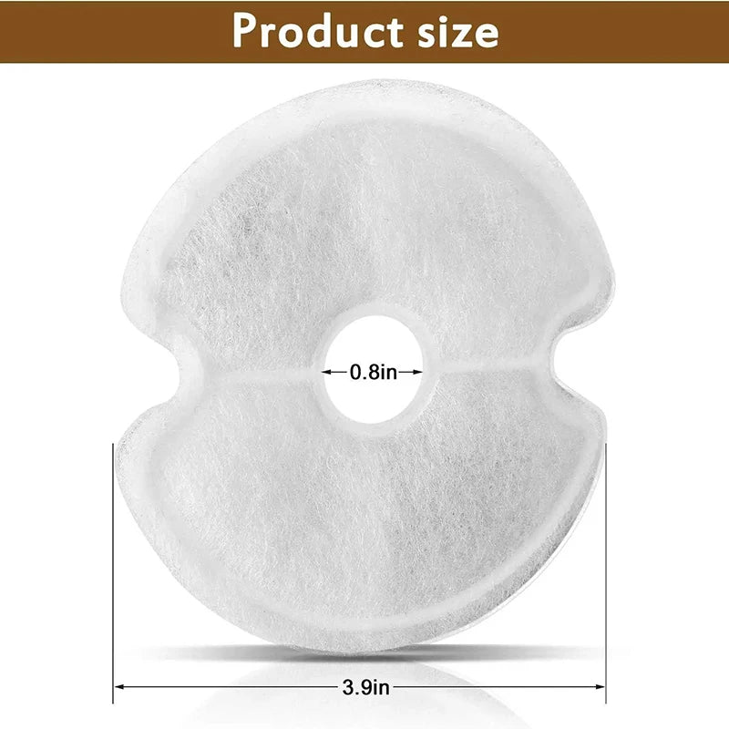 Pet Water Dispenser Filter - 4/8 Packs