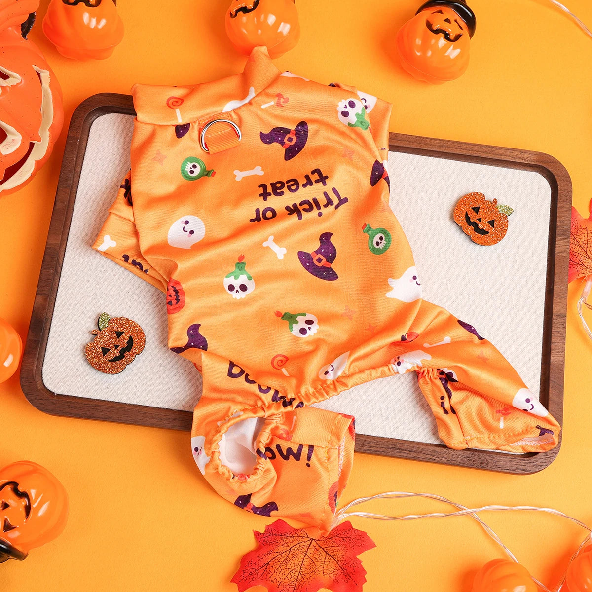 Breathable Halloween Clothes - Orange