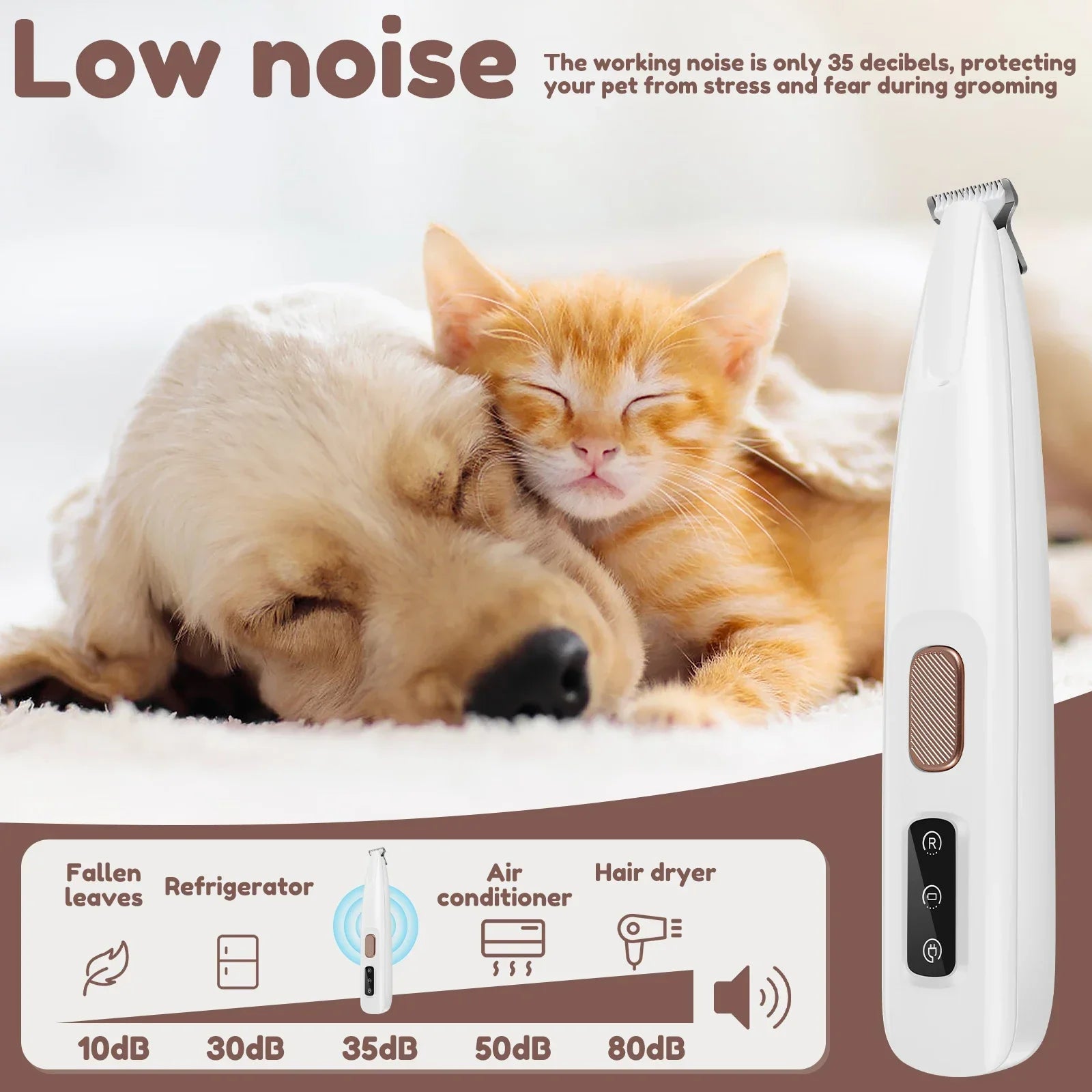 Dog Paw Trimmer with LED Light