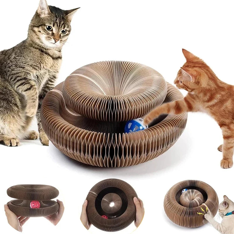 Round Cat Scratch Board