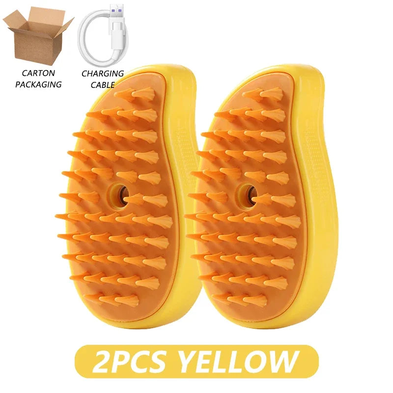 3-in-1 Pet Steamy Brush