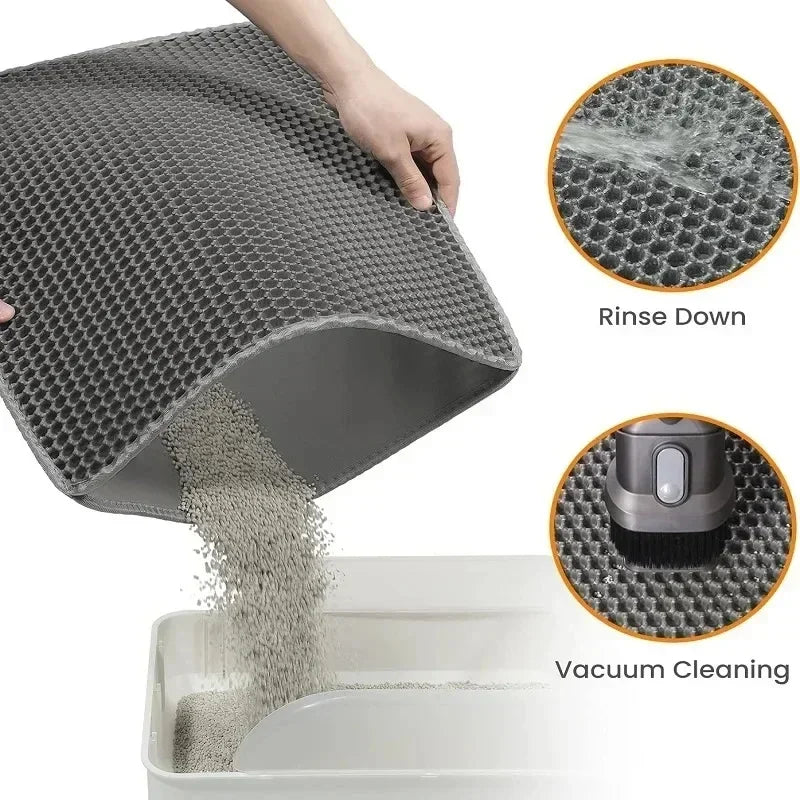 Cat Litter Mat - Waterproof Double Layer