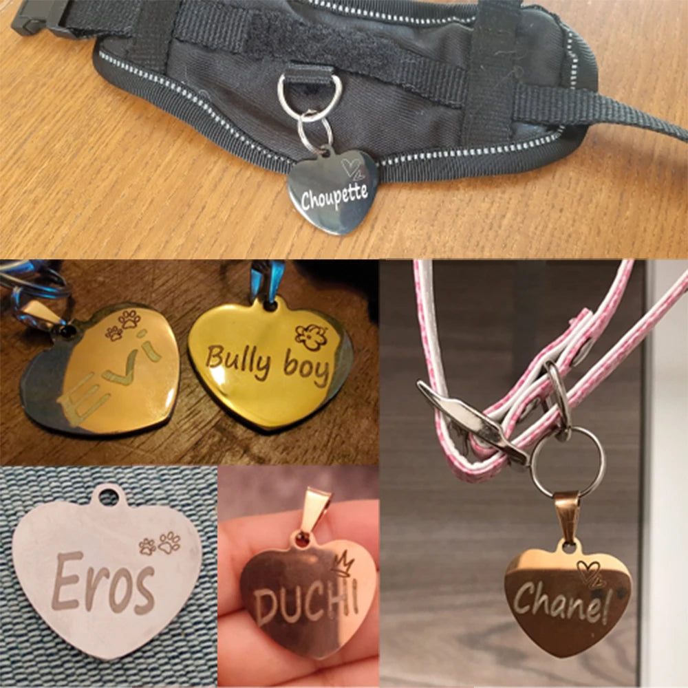 ID Heart Tag - Personalized