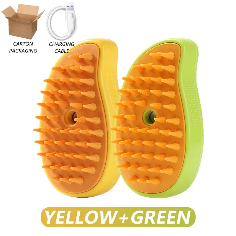 3-in-1 Pet Steamy Brush