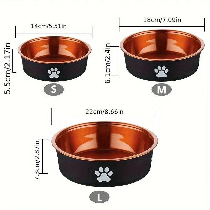 Anti-Slip Dog Bowls - Stainless Steel