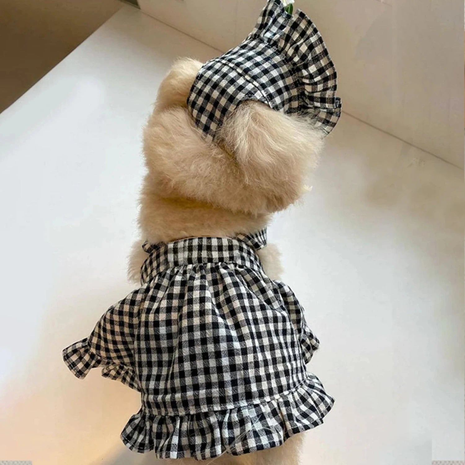 Modern Style Plaid Skirt With Hat